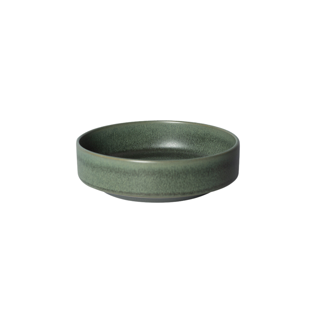 15cm Low Bowl (L) (Matte Dark Green).png